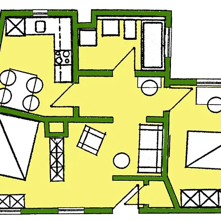 Gapart - Mit Kueche Apartmán Lipsko